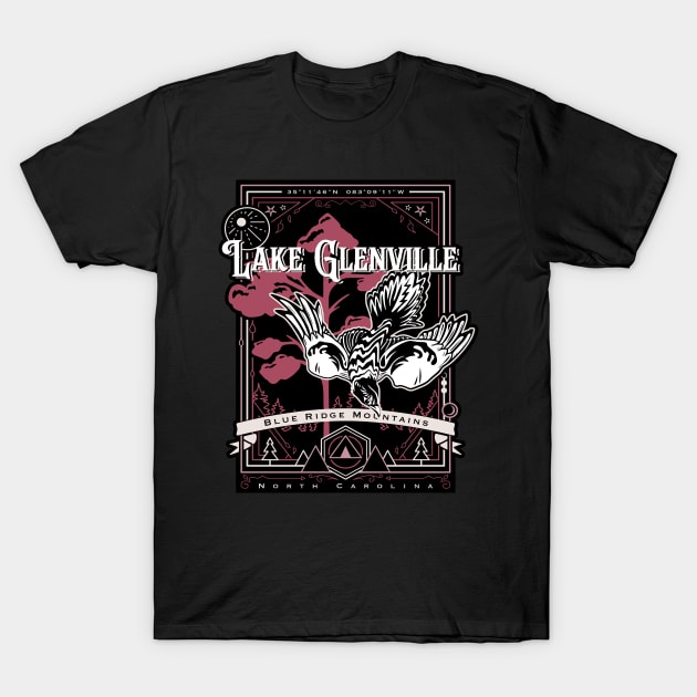 LAKE GLENVILLE geobird T-Shirt by LeapDaze